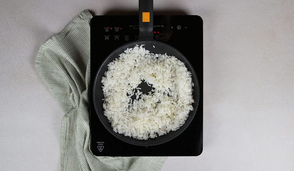 Salteando arroz la cigala