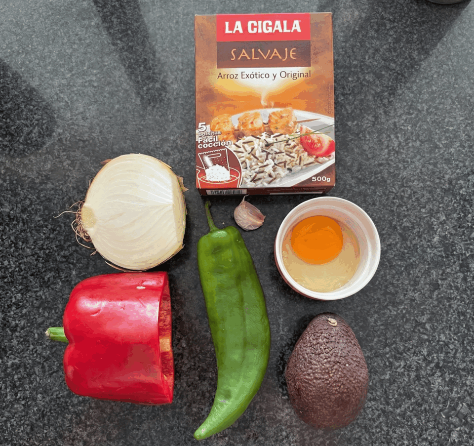 Ingredientes arroz salvaje