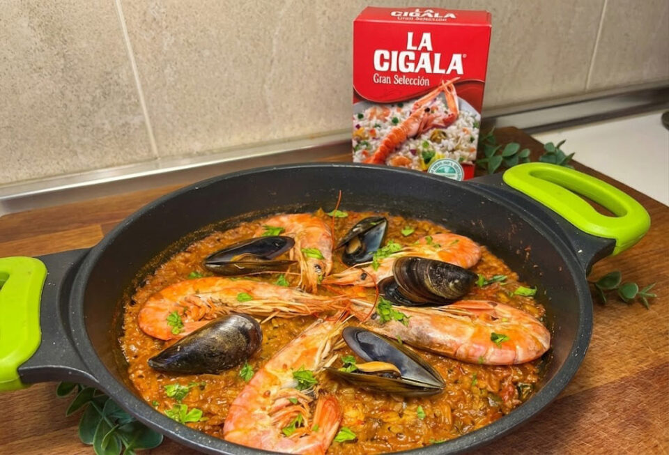 Paella de marisco