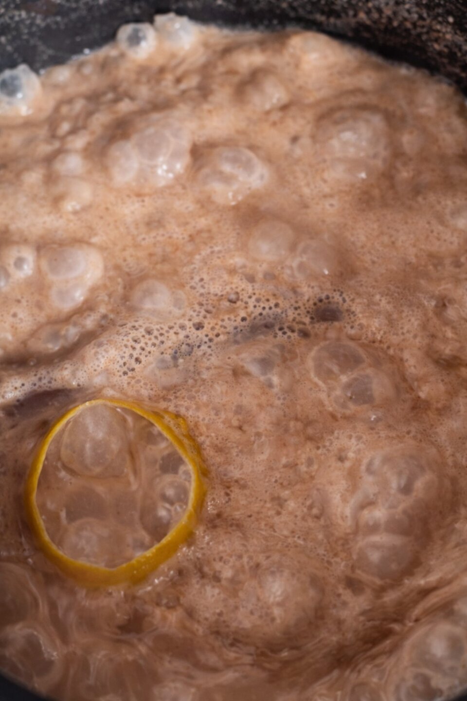 Cocción para arroz con leche de avellana