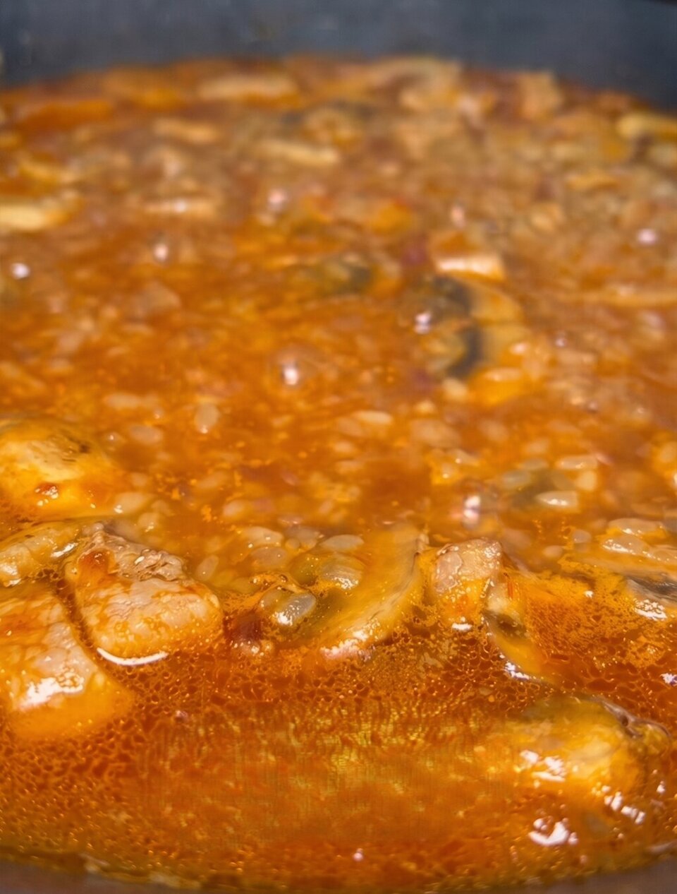 cocción para arroz de secreto ibérico