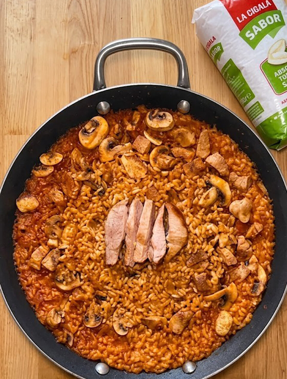 arroz de secreto ibérico