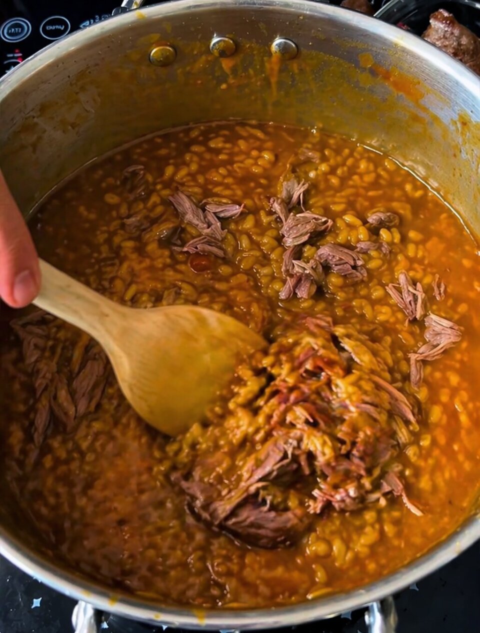 desmenuzar carne