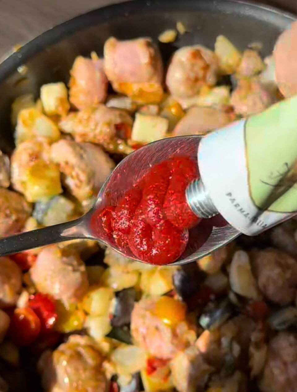 potenciar sabor para arroz de verduras con butifarra