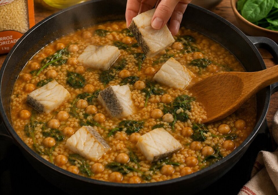 arroz con garbanzos