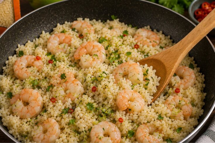 arroz con langostinos