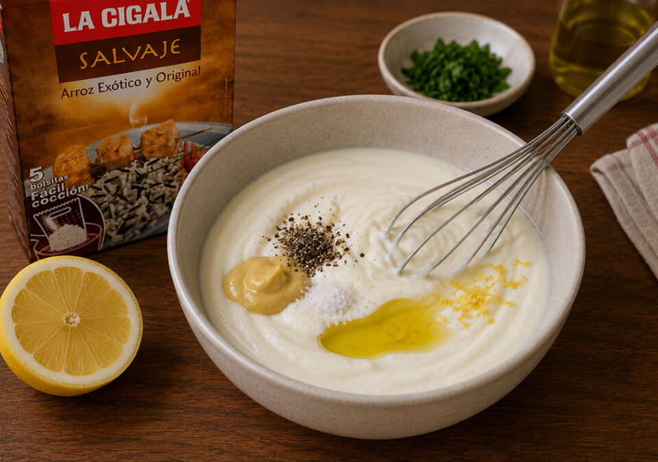salsa de yogur