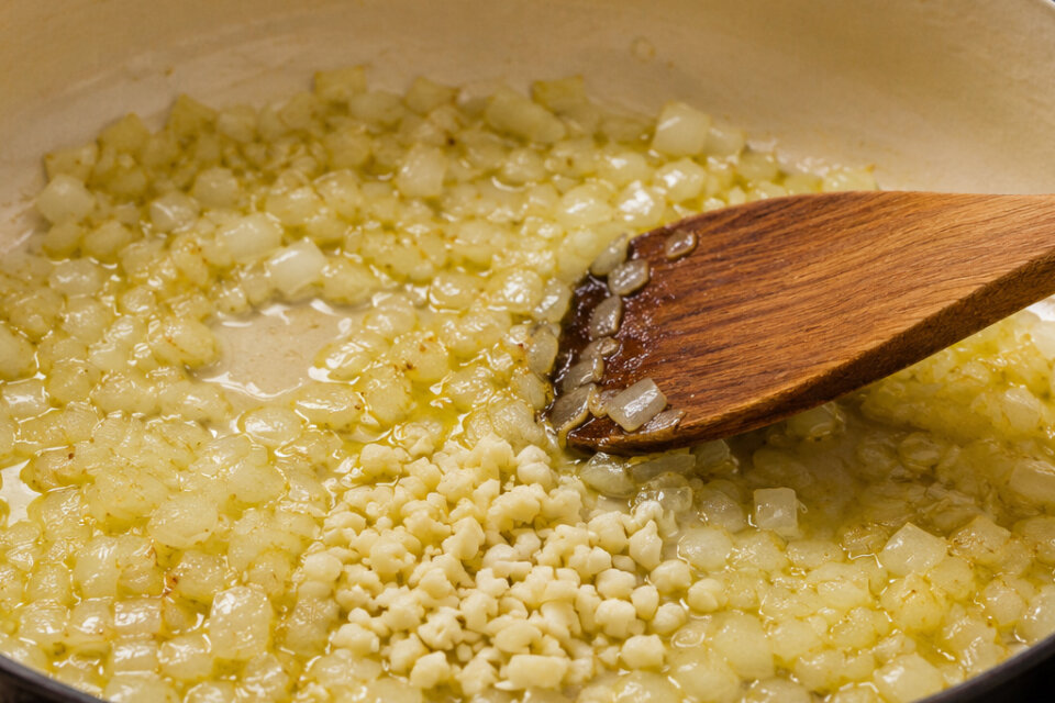 Sofrito para arroz campero de cabrito