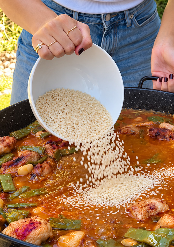 cocción del arroz